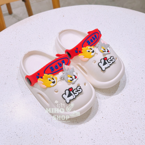 Dép sục hoạt hình tom jerry kiss siêu nhẹ cực đẹp cho bé trai bé gái
