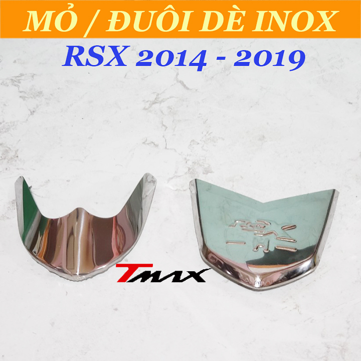 [HCM]BỘ MỎ ĐUÔI DÈ XE RSX 2014 - 2019 INOX