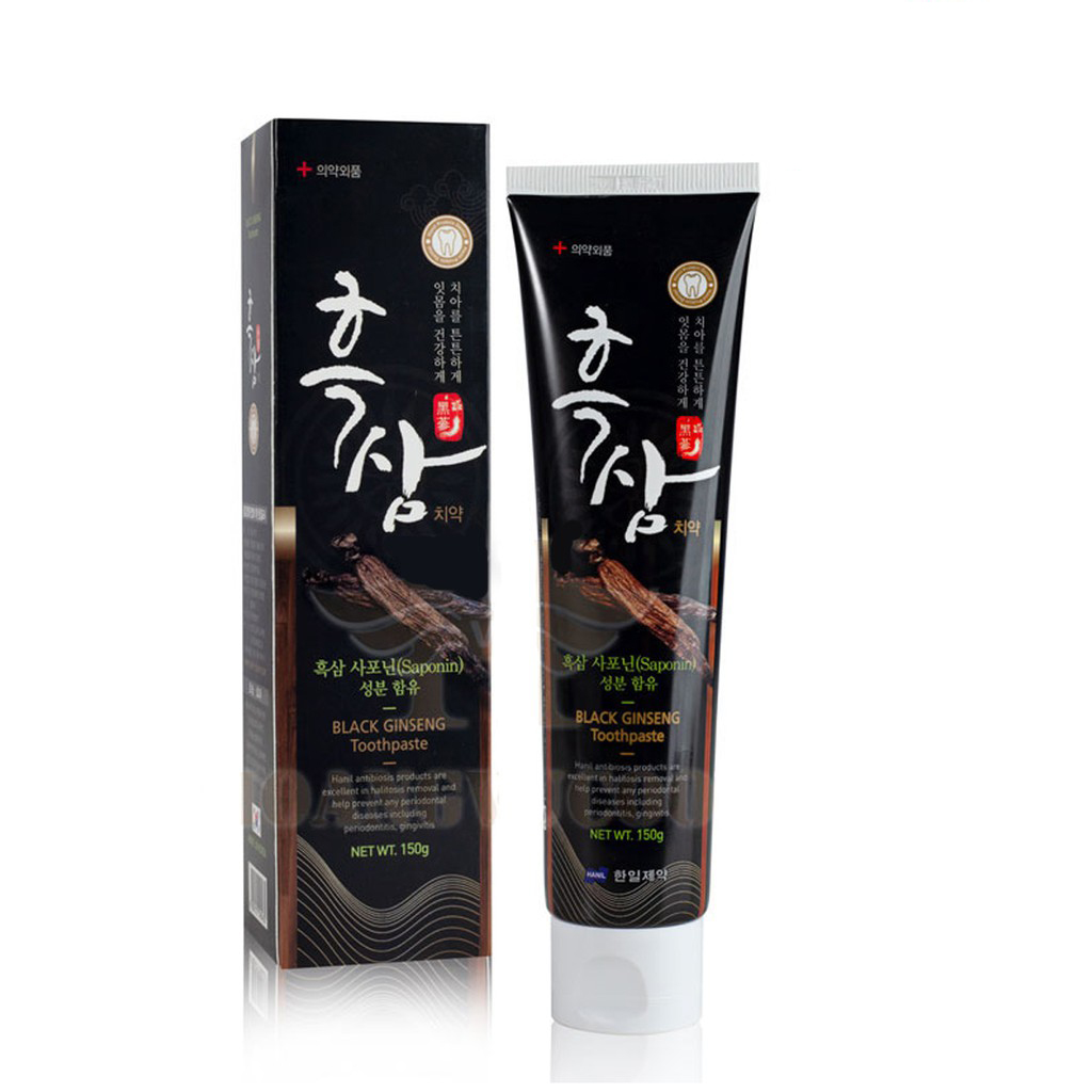 Kem Đánh Răng Hắc Sâm Hanil Hàn Quốc 150g