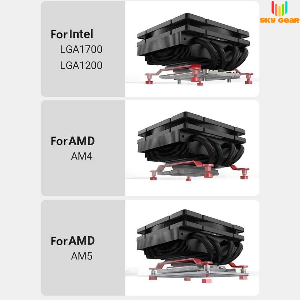 Tản Nhiệt CPU ID Cooling is40x ,Case itx