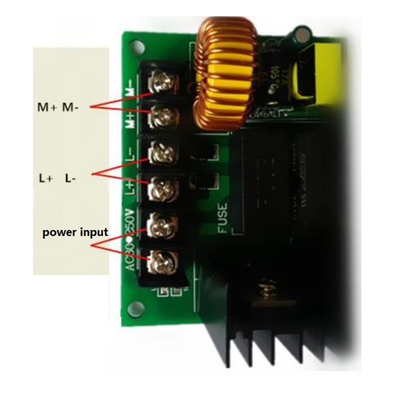 LY-820 PWM 110V220V DC Permanent Magnet Motor Governor Drive Module Controller Board