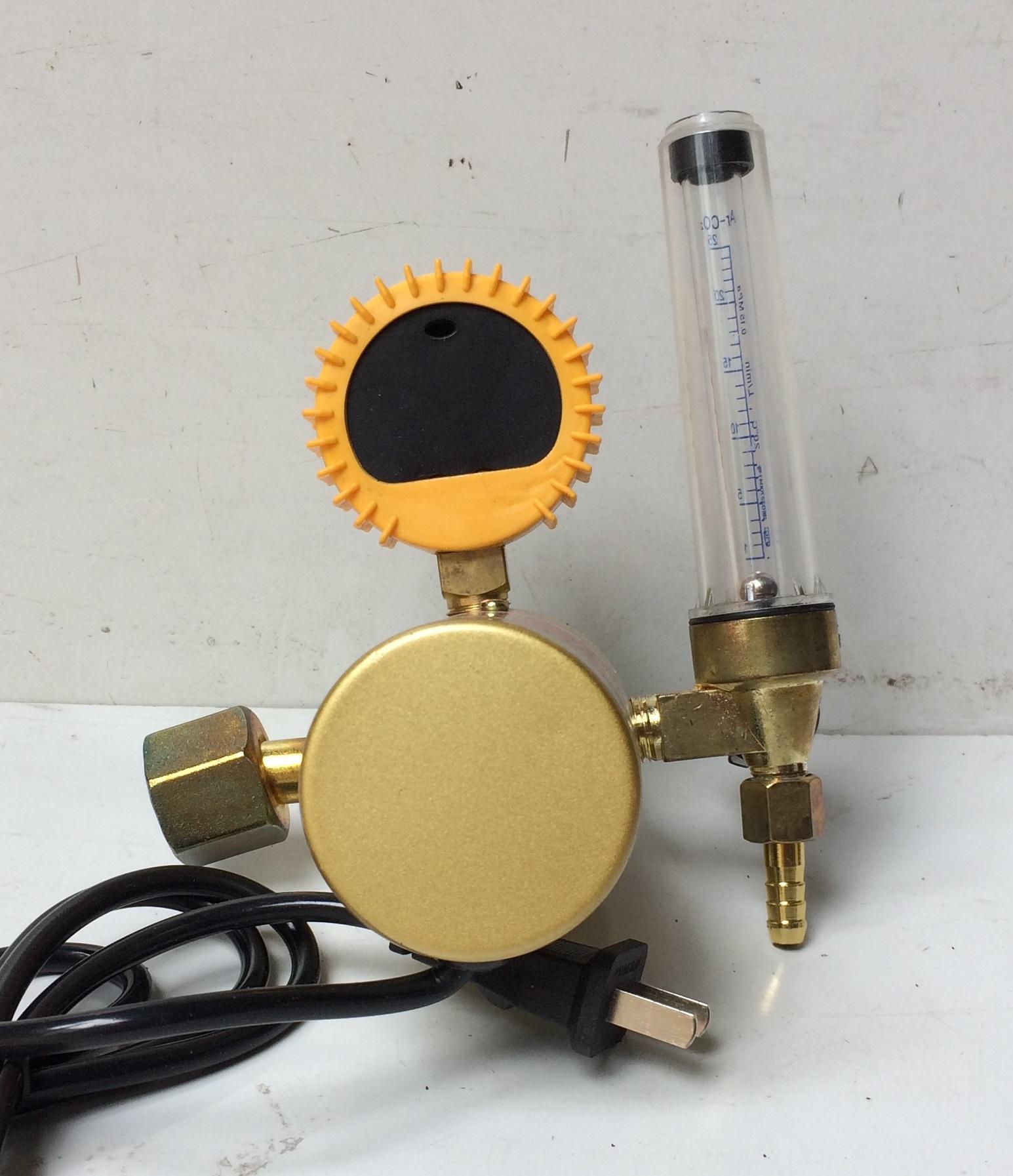 Argon regulator adjusment