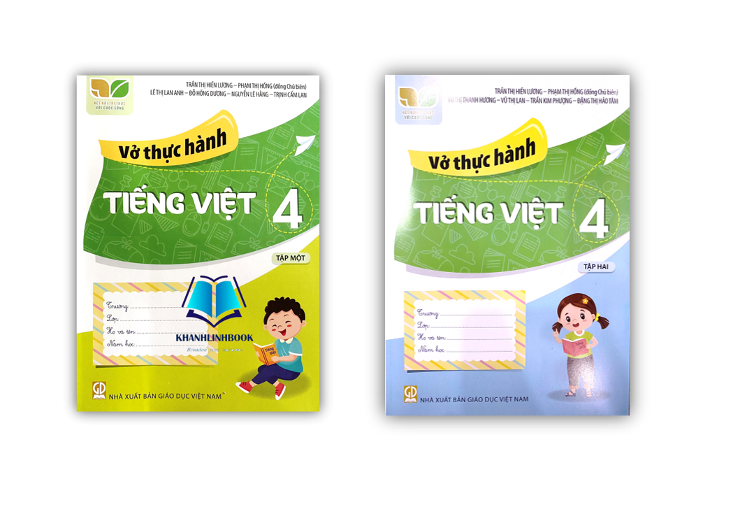 Sách - combo vở thực hành tiếng việt 4 - tập 1 + 2