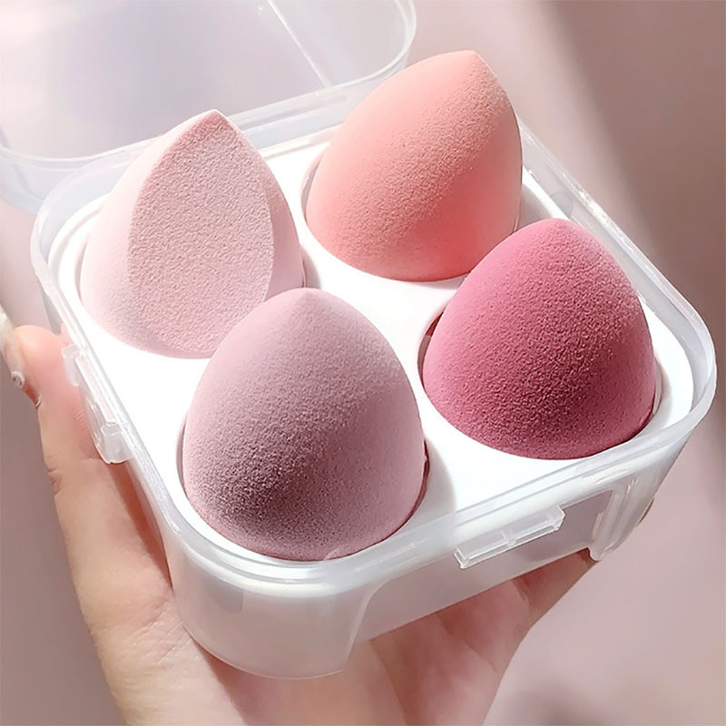 Hộp 4 bông mút tán kem nền