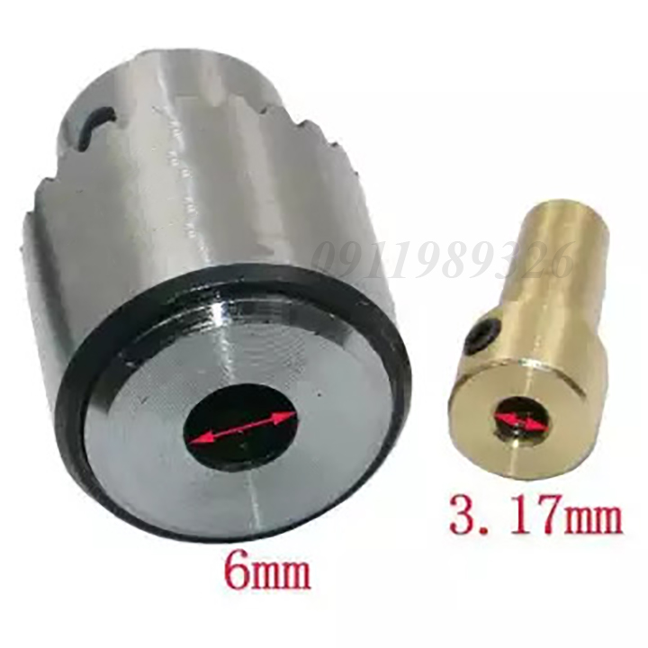 [HCM]Đầu kẹp mũi khoan mini 0.3-4mm cho mô tơ trục 3.17mm
