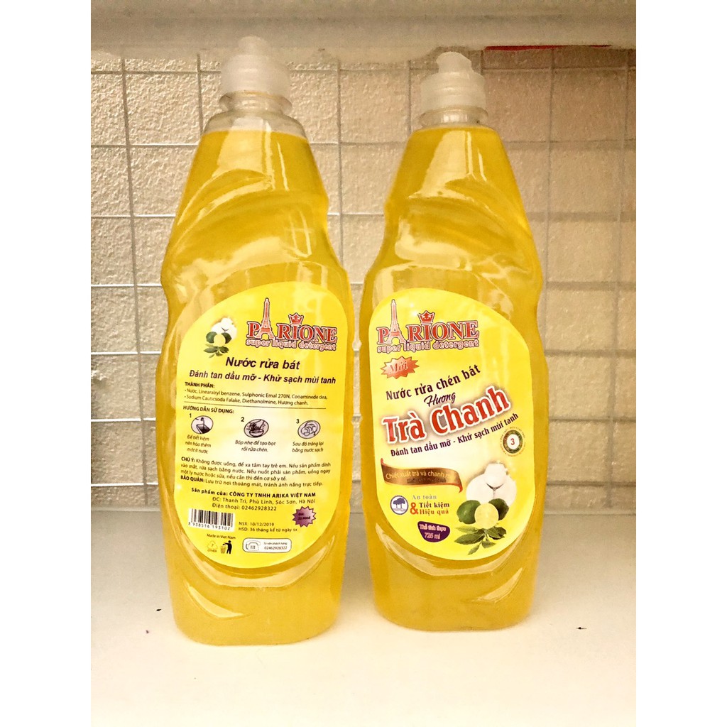 Nước rửa chén bát hương Trà Chanh 725ml
