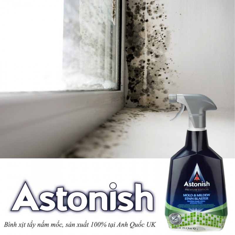 [HCM]Bình xịt tẩy nấm mốc Astonish C1120 750ml
