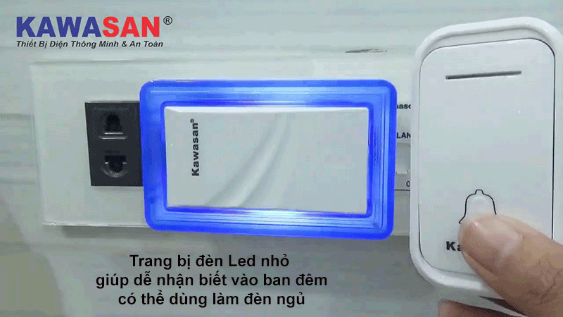 CHUÔNG CỬA KHÔNG DÂY KW-DB658