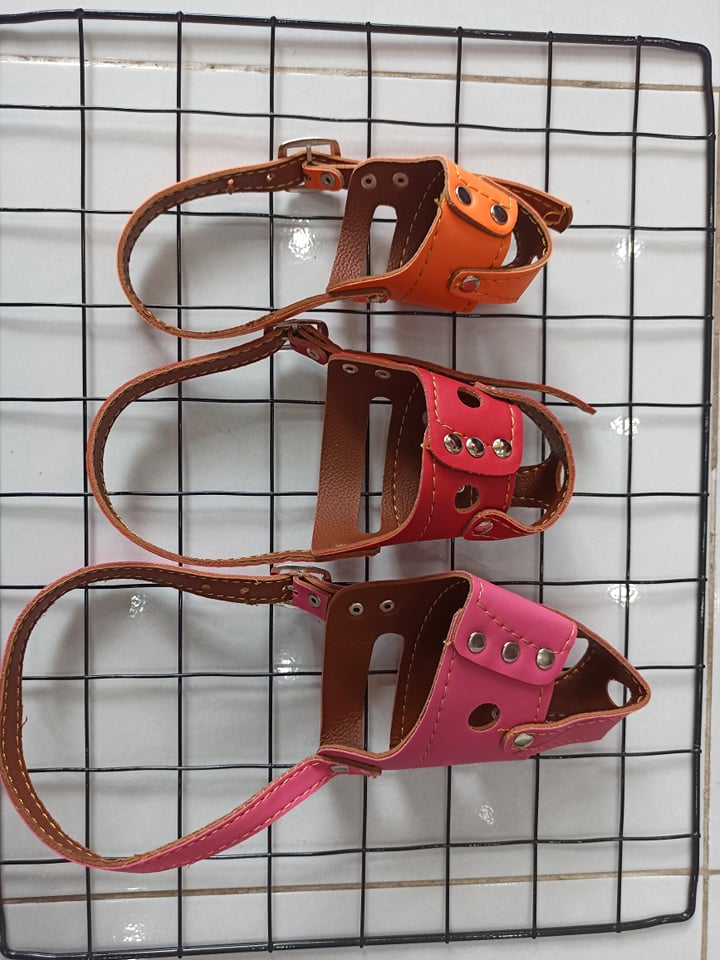 [ Siêu rẻ ] Rọ mõm da cho chó  chống cắn, chống sủa-Aralepetshop