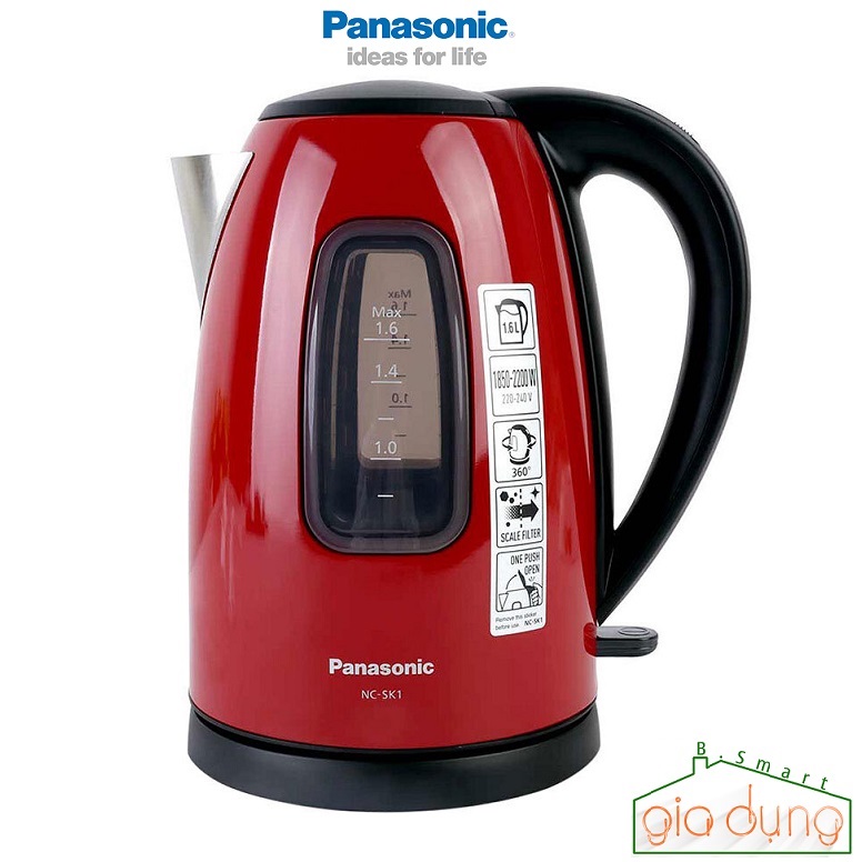 Ấm đun siêu tốc Panasonic PAAD-NC-SK1RRA 1.6Lit