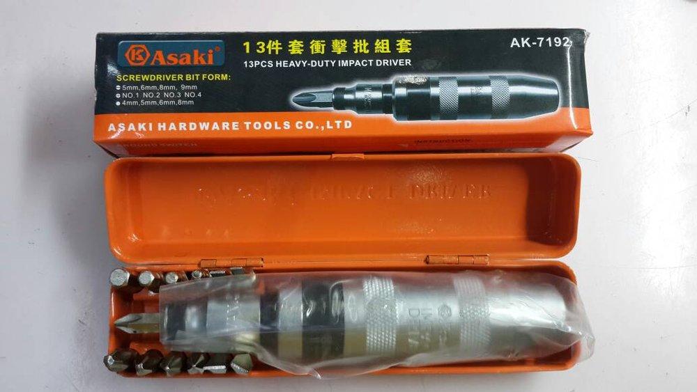 Bộ vít đóng 13 mũi Asaki AK-7192 C2 (Cam)