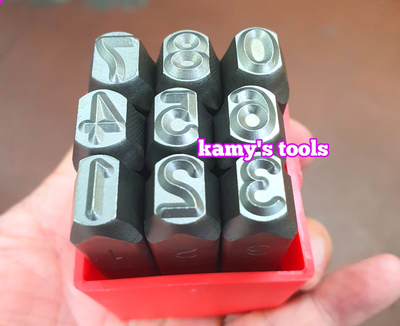 Bộ đóng số xuôi TOP YC-602 8mm