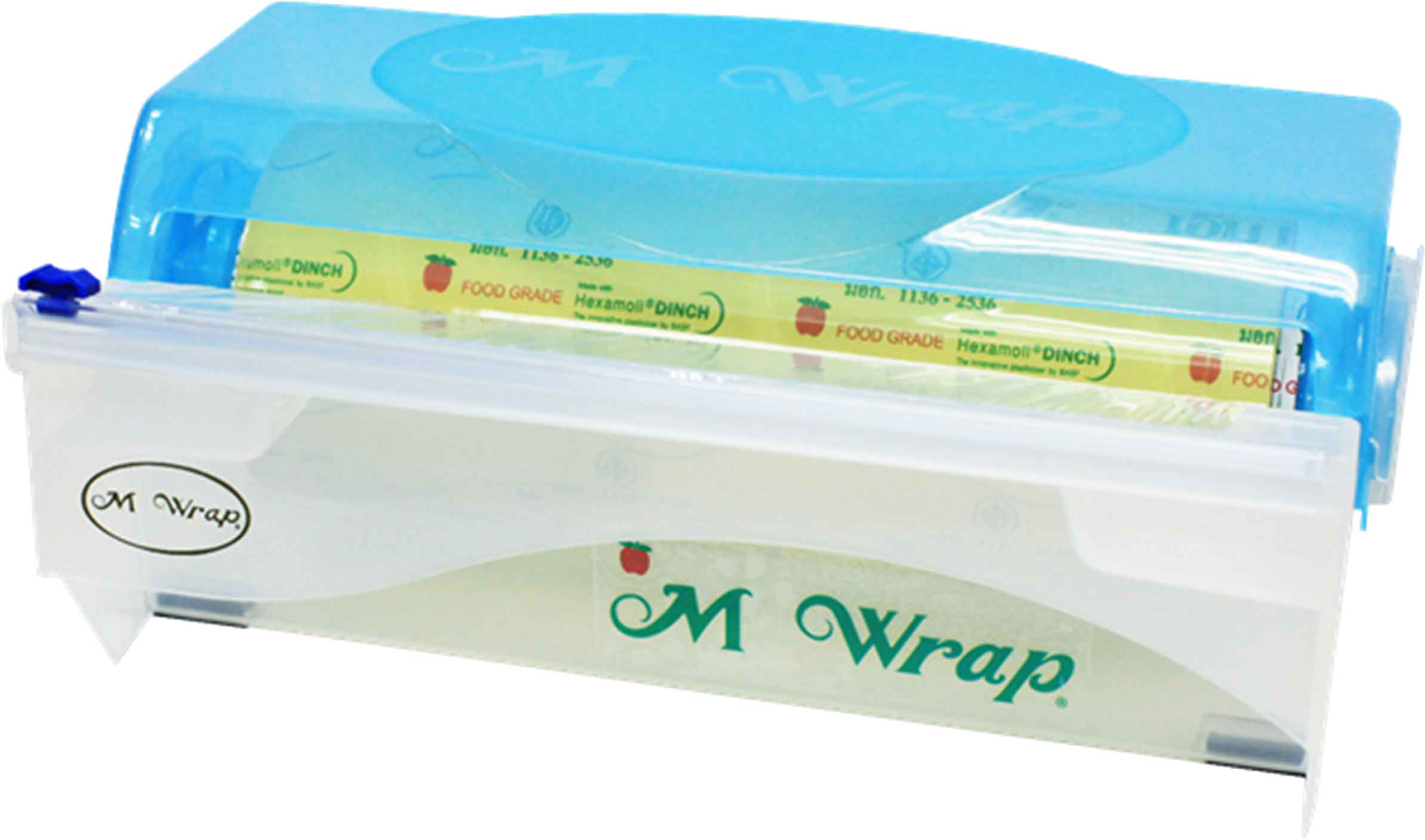 Combo Màng bọc thực phẩm PVC M Wrap cuộn lớn (30cm x 300m) + hộp M Box (màu ngẫu nhiên)