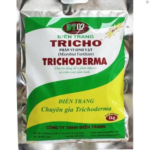 Phân vi sinh vật TRICHO Trichoderma 1kg chuyên dùng ủ phân hữu cơ và kiểm soát nấm bệnh