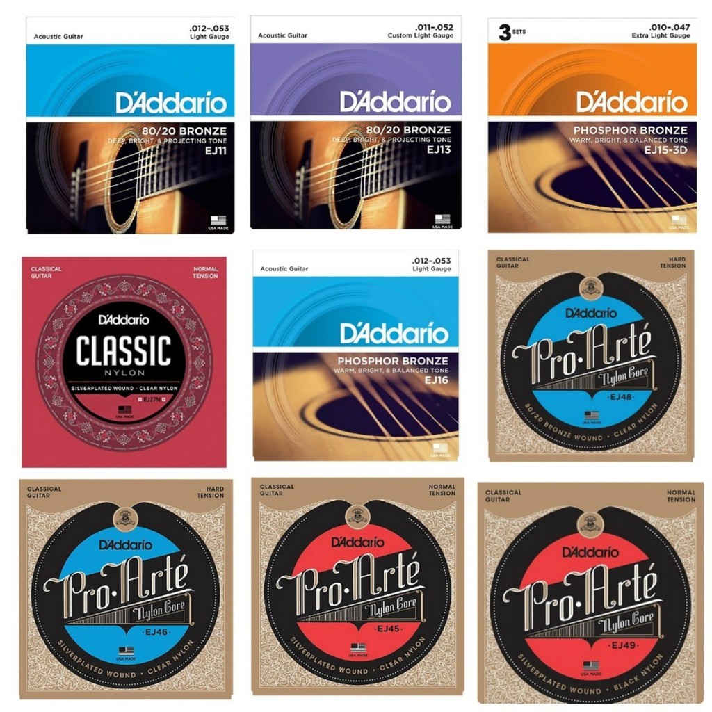 Dây guitar acoustic D'Addario EJ26 cỡ 11