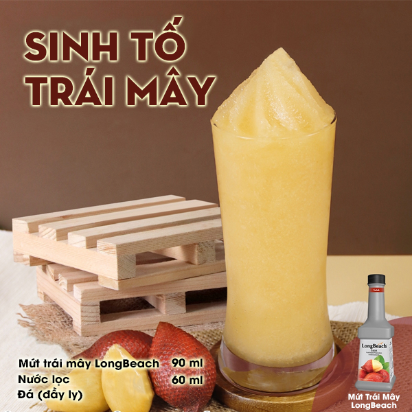 Mứt Trái Mây - LongBeach Salak Puree 900 ml