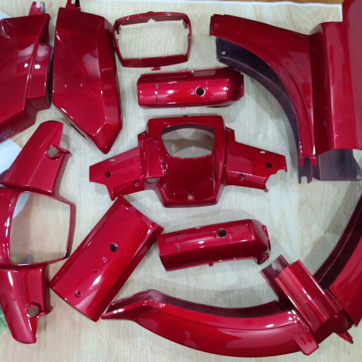 [TẶNG TEM] Bộ dàn áo nguyên sinh ABS xe dreAm màu đỏ - có TẶNG BỘ TEM 3 lớp xịn.