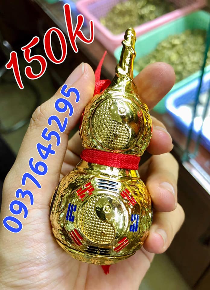 Bình hồ lô đúc đồng cao cấp 9cm