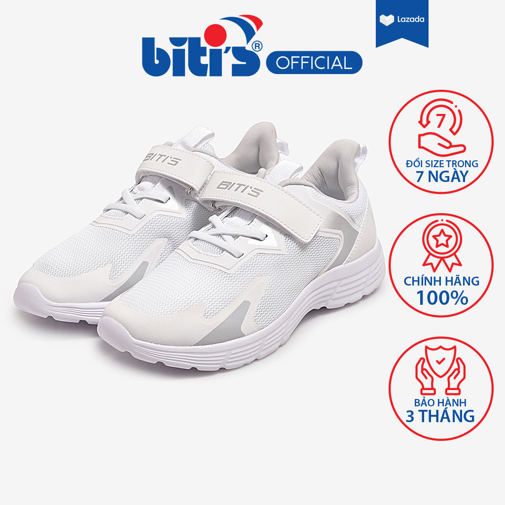 [12.1 - 17.1 Voucher 12% đơn 500k giảm tối đa 80k]Giày Thể Thao Bé Trai Biti's BSB001400TRG (Trắng)