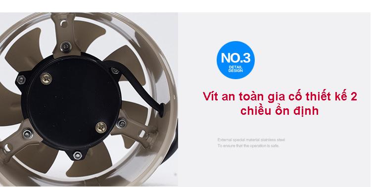 Quạt thông đường ống phi 200 (8inch) Penck YT200