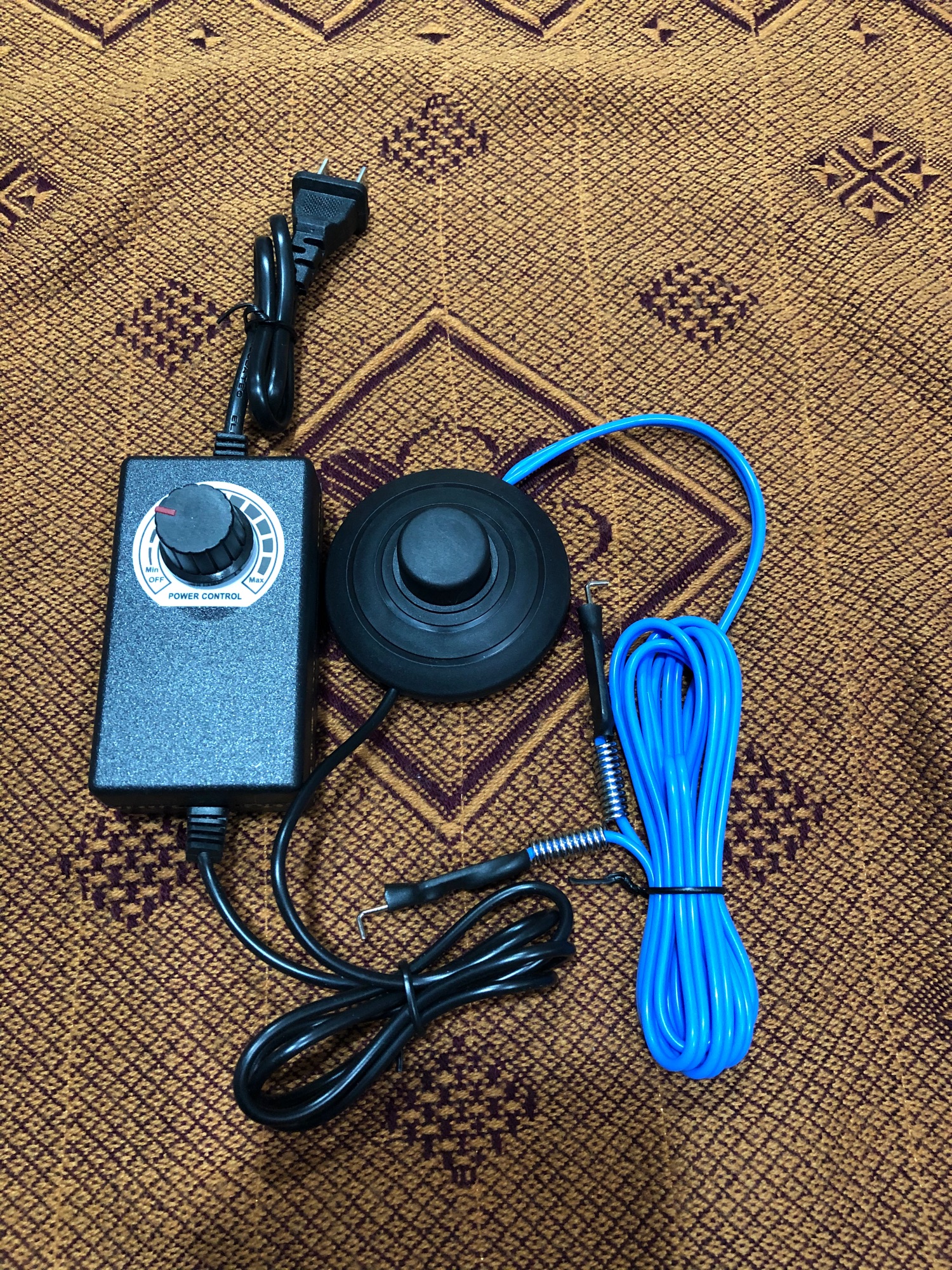 Combo biến áp mini+bàn đạp 2 chế độ cho máy xăm