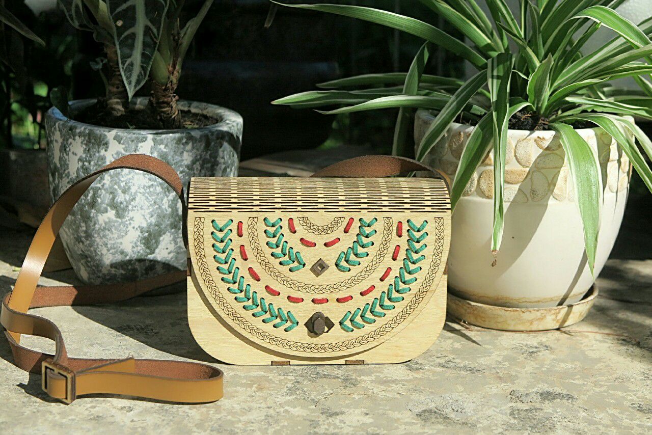 Túi xách gỗ handmade