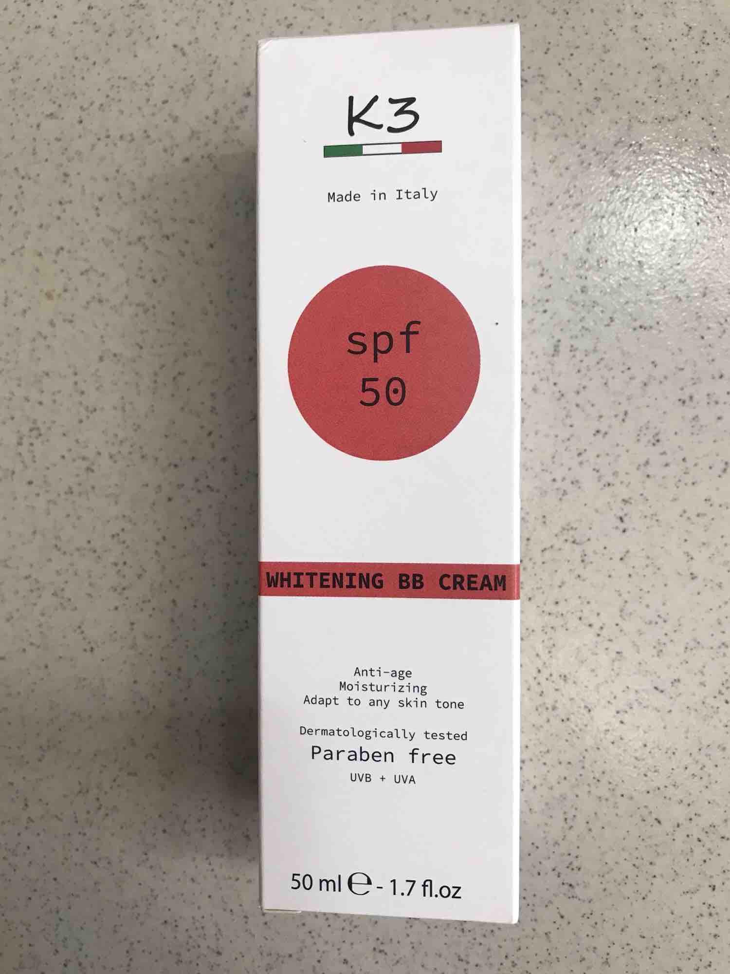 K3 Whitening BB cream ở