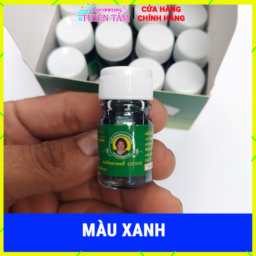 12 Chai Dầu Gió Hoa Hồng (Dầu Bà Mập) Dạng Mini Thái Lan 5ml