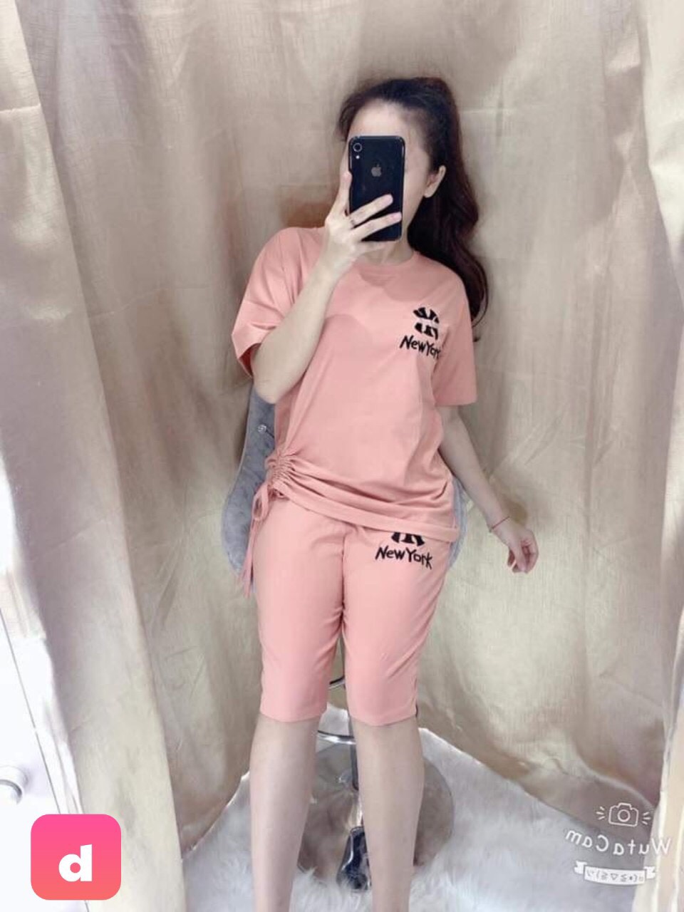 SET BỘ ĐỒ MẶC NHÀ THUN COTTON CỰC ĐẸP DÀNH CHO CHỊ EM DT