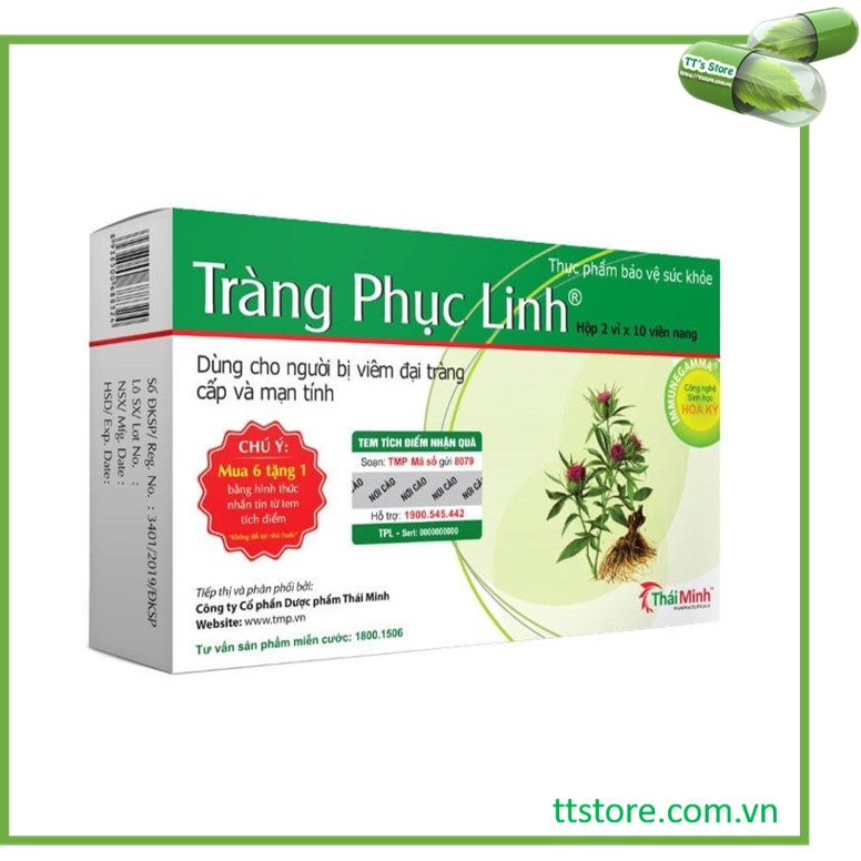 Tràng Phục Linh - Hỗ trợ viêm đại tràng