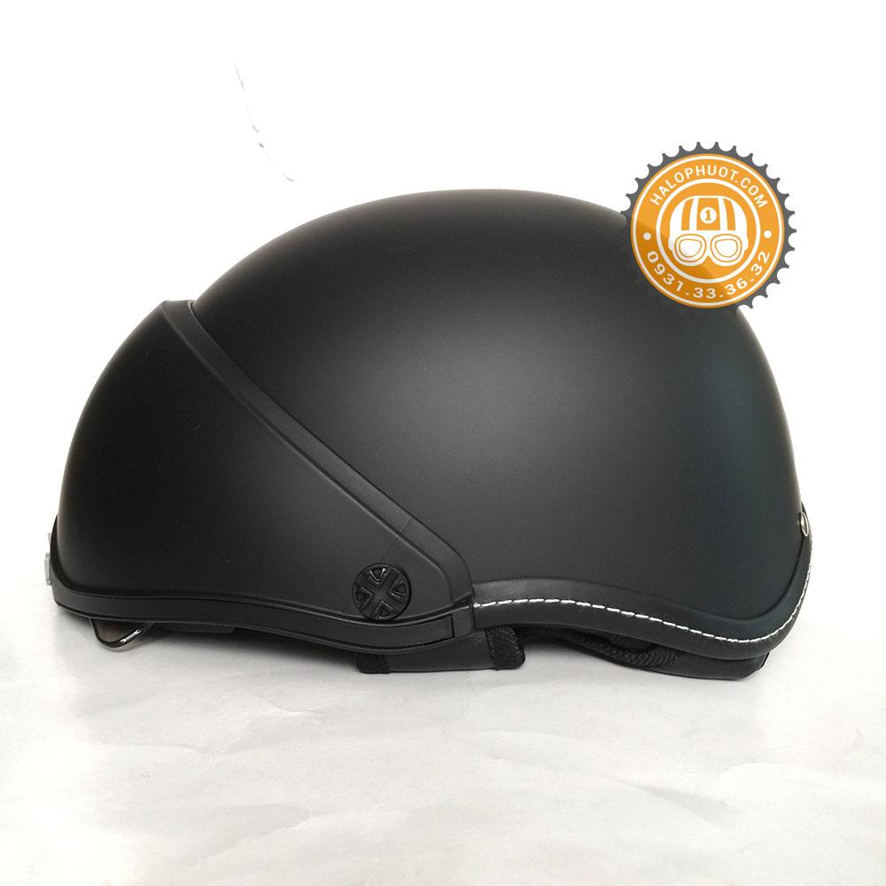 Nón bảo hiểm Andes 139 Kính Âm (Đen Nhám)