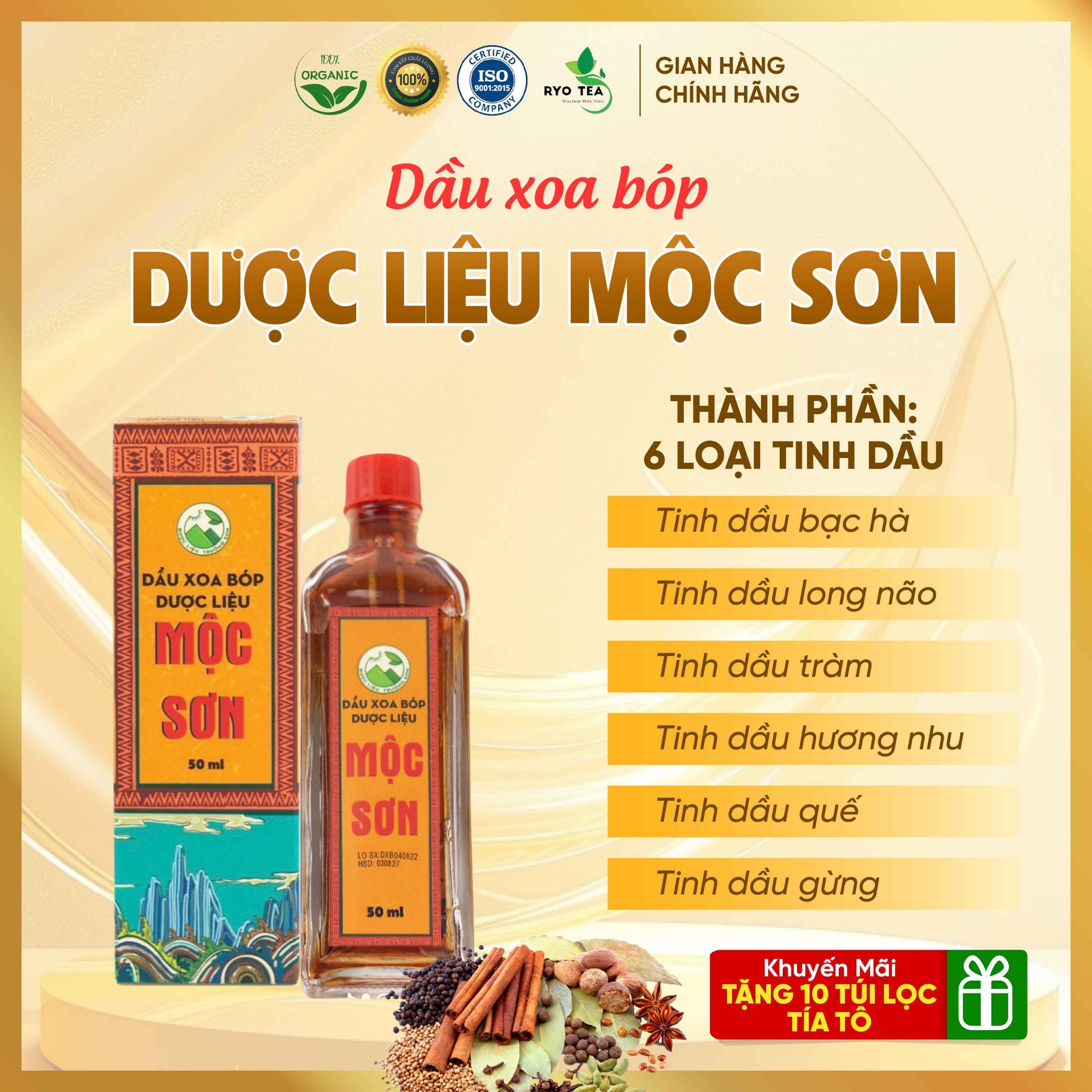 Dầu xoa bóp dược liệu mộc sơn - Chính hãng