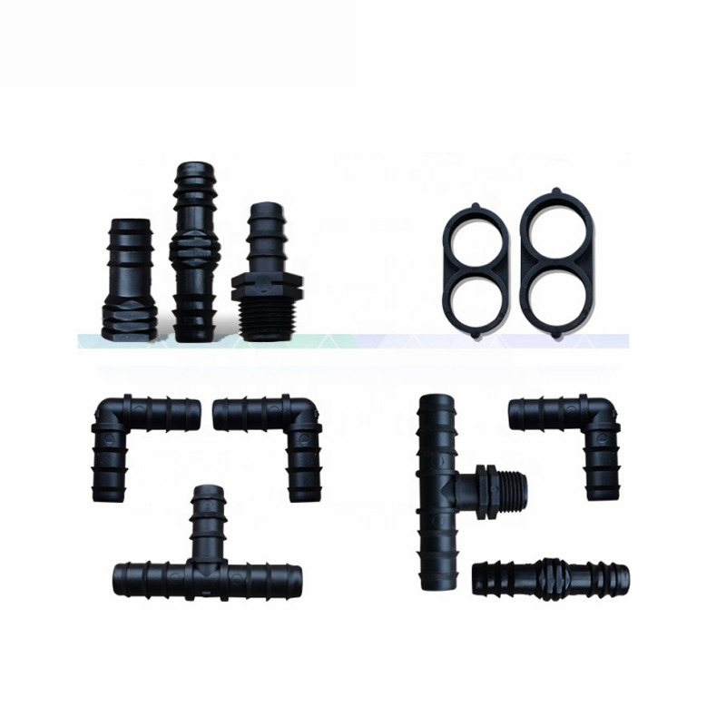 Co ống nhựa PE (nối góc 90 độ) phi DN16 - gắn ống LDPE 16