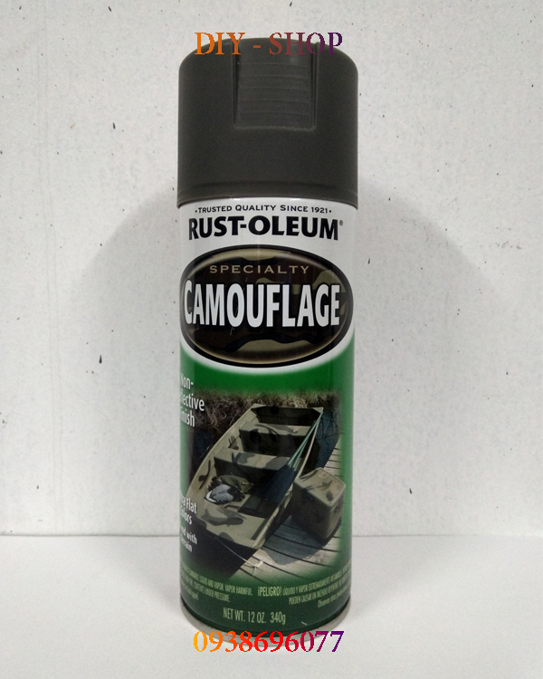 [HCM]Sơn xịt màu Quân Đội - Camouflage (Sơn cao cấp đến từ Mỹ)
