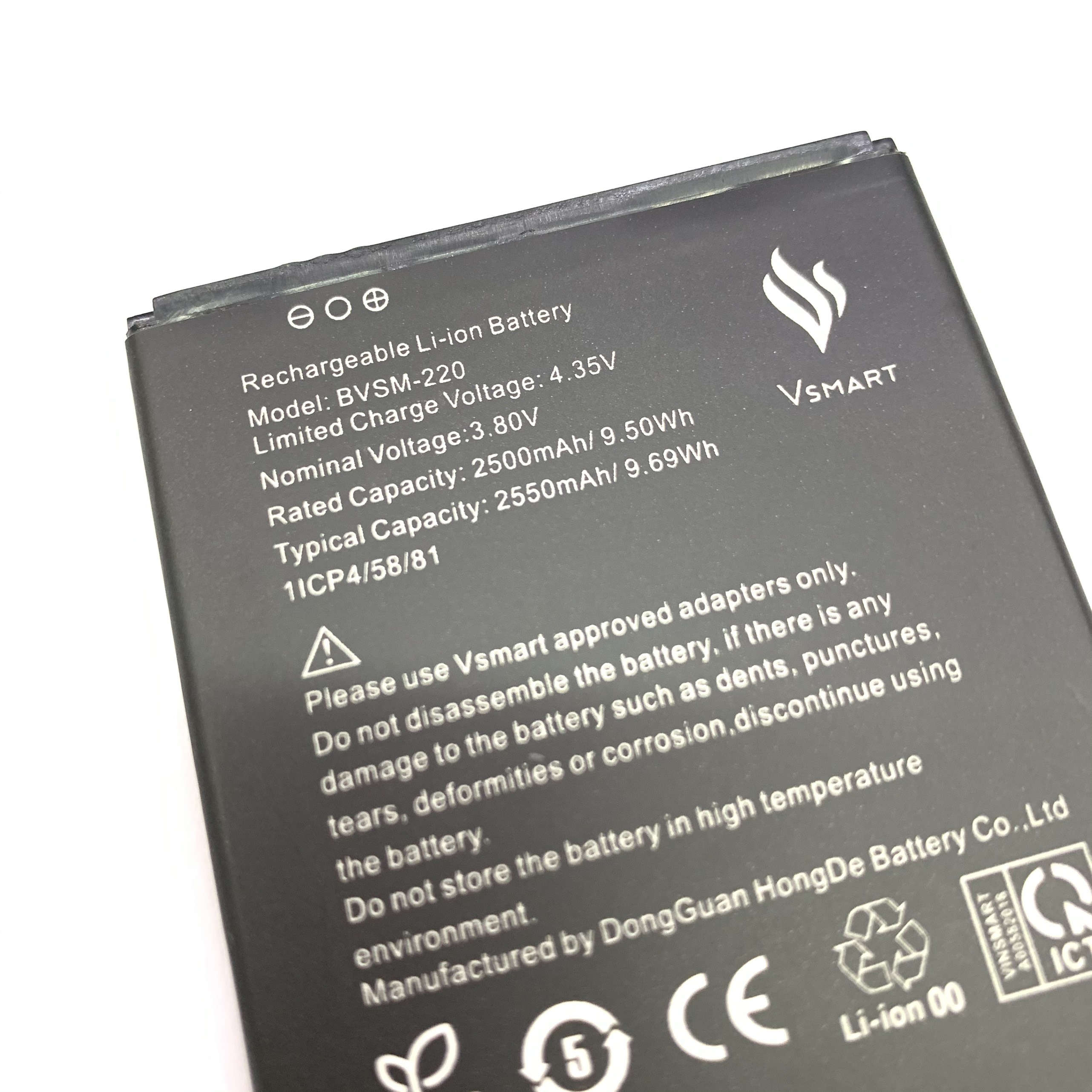 Pin VSMART BEE Model BVSM-220 ( v220A ) zin hãng - BẢO HÀNH 3 THÁNG ( Lỗi 1 đổi 1 )