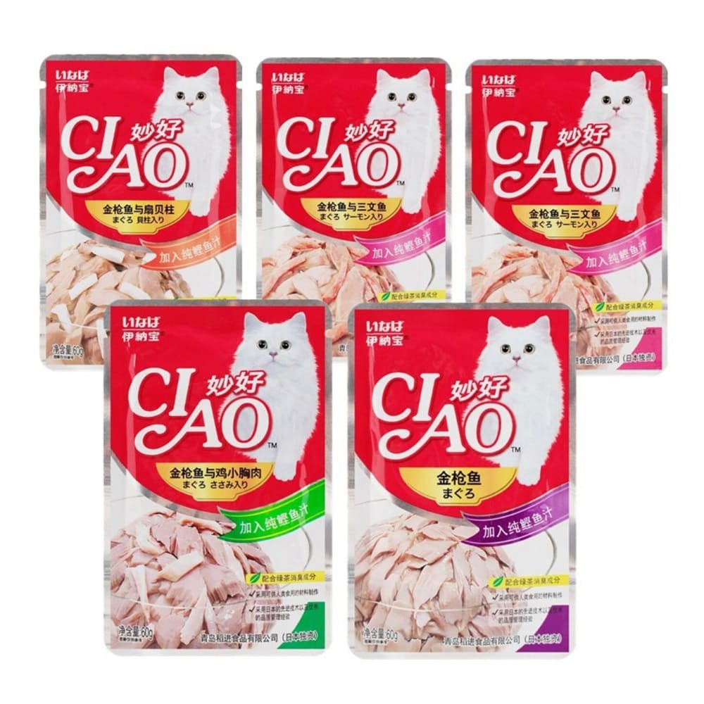 Pate Ciao - Pate Cho Mèo Mọi Lứa Tuổi Gói 60g