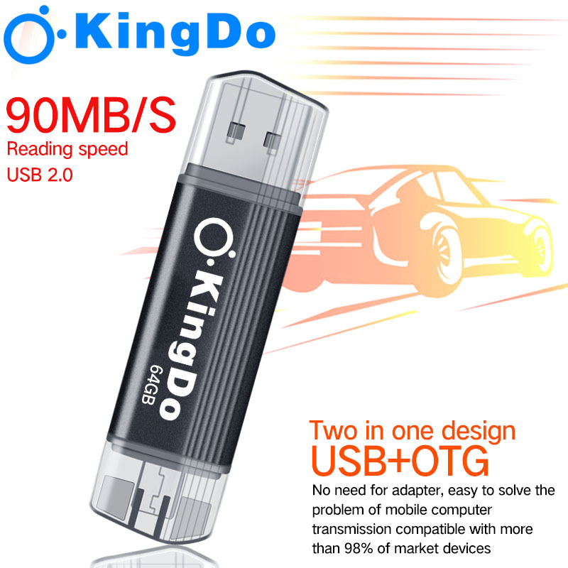 Bảng giá Kingdo USB 64GB siêu nhỏ chống sốc chống nước, thiết kế vỏ nhôm nhỏ gọn Phong Vũ