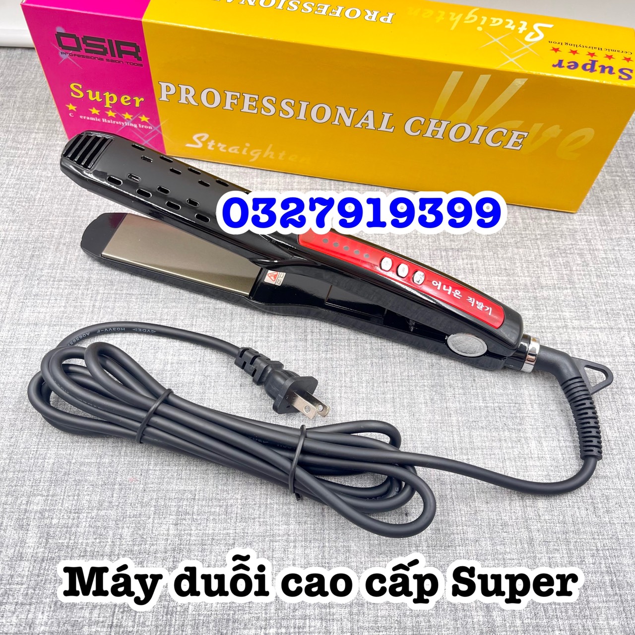 Máy duỗi tóc cao cấp SUPER ( bản trung 3,5cm)