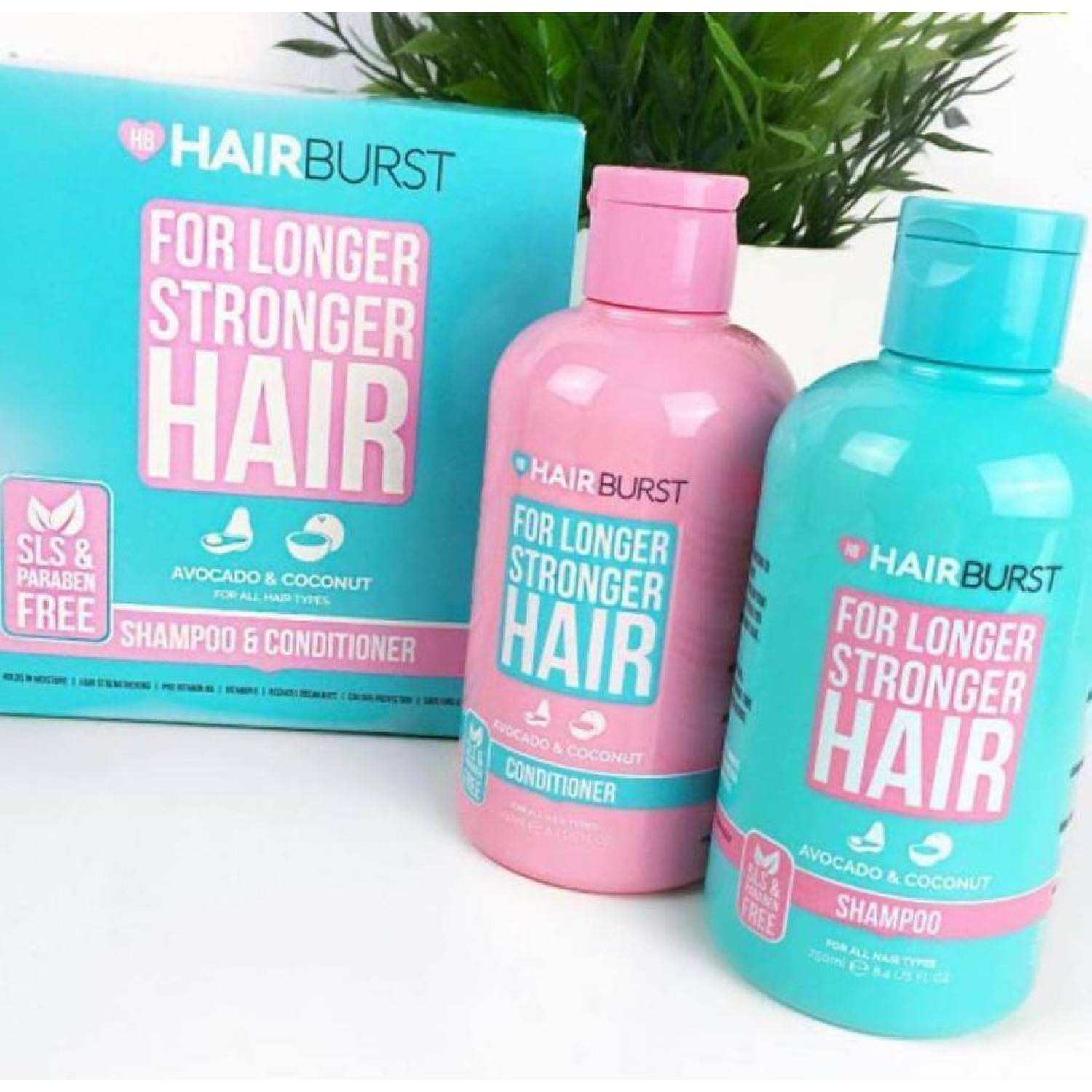 Cặp Dầu Gội Xả Hairburst Chăm Sóc, Kích Thích Mọc Tóc, Ngăn Ngừa Tóc Rụng (350ML)