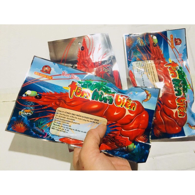 Bịch 30goi snack tôm hùm biển