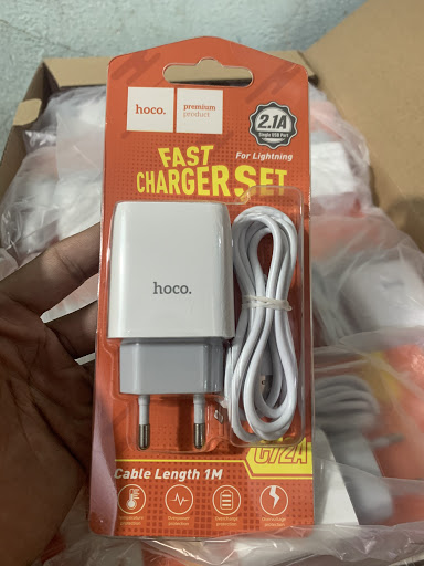 Bộ Sạc củ cáp sạc nhanh Hoco C72A Lightning