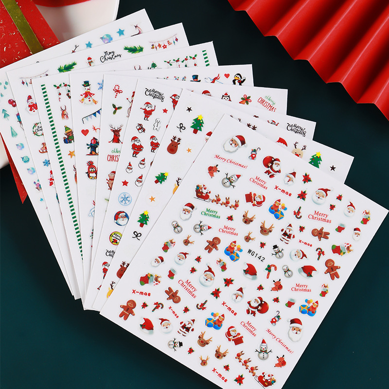 Hình dán sticker 3d noel thần tài tết 2021