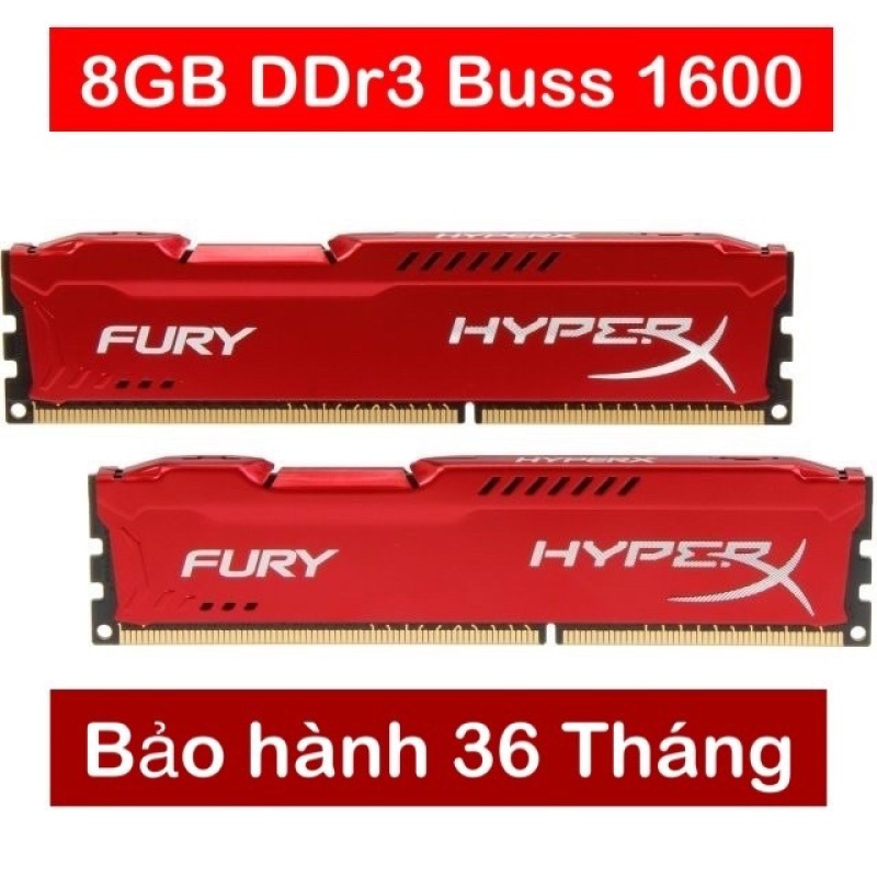 Bảng giá Ram KINGSTON 8GB DDR3 Buss 1600 Mới Bảo Hành 36 Tháng Phong Vũ