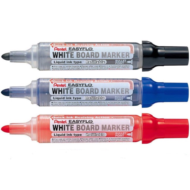 Bút lông bảng Pentel Easyflo Whiteboard Marker Pen MW50M