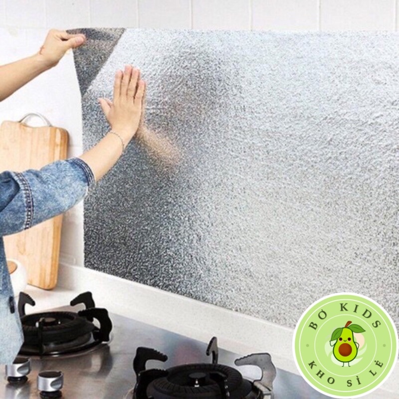 Cuộn Giấy Bạc Chống Thấm 60cm X 3m VÀ 60cm X 1,93m Decal Dán Nhà Bếp - Loại 1 Bán Lỗ Lấy 5 Sao