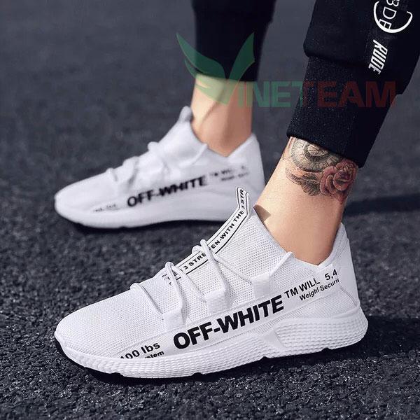 Giày Nam, Nữ OFF-WHITE Hot Trend 2018 086 (Đen)
