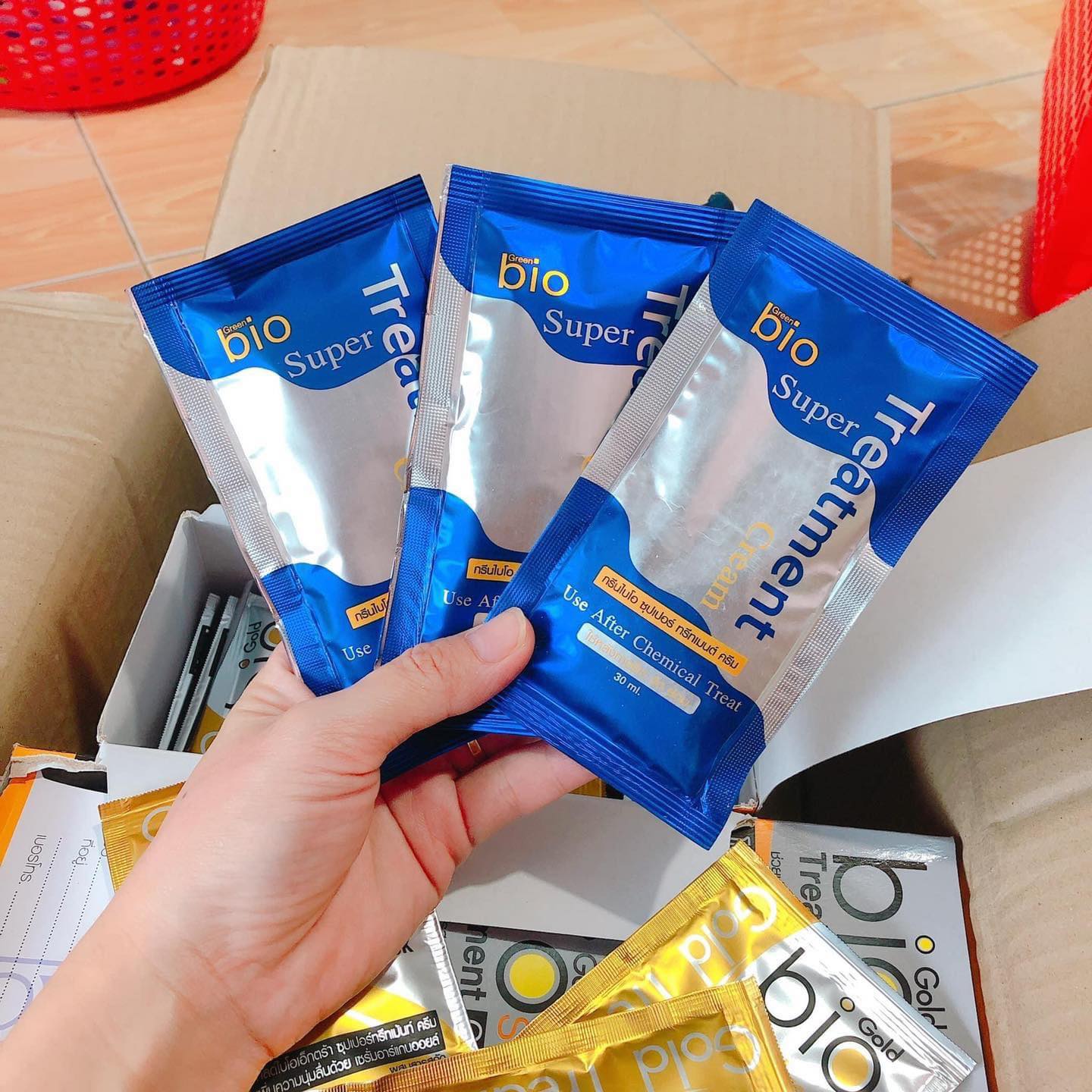 [HCM]1 Gói ủ tóc Green Bio Supper Treatment (Thailand)
