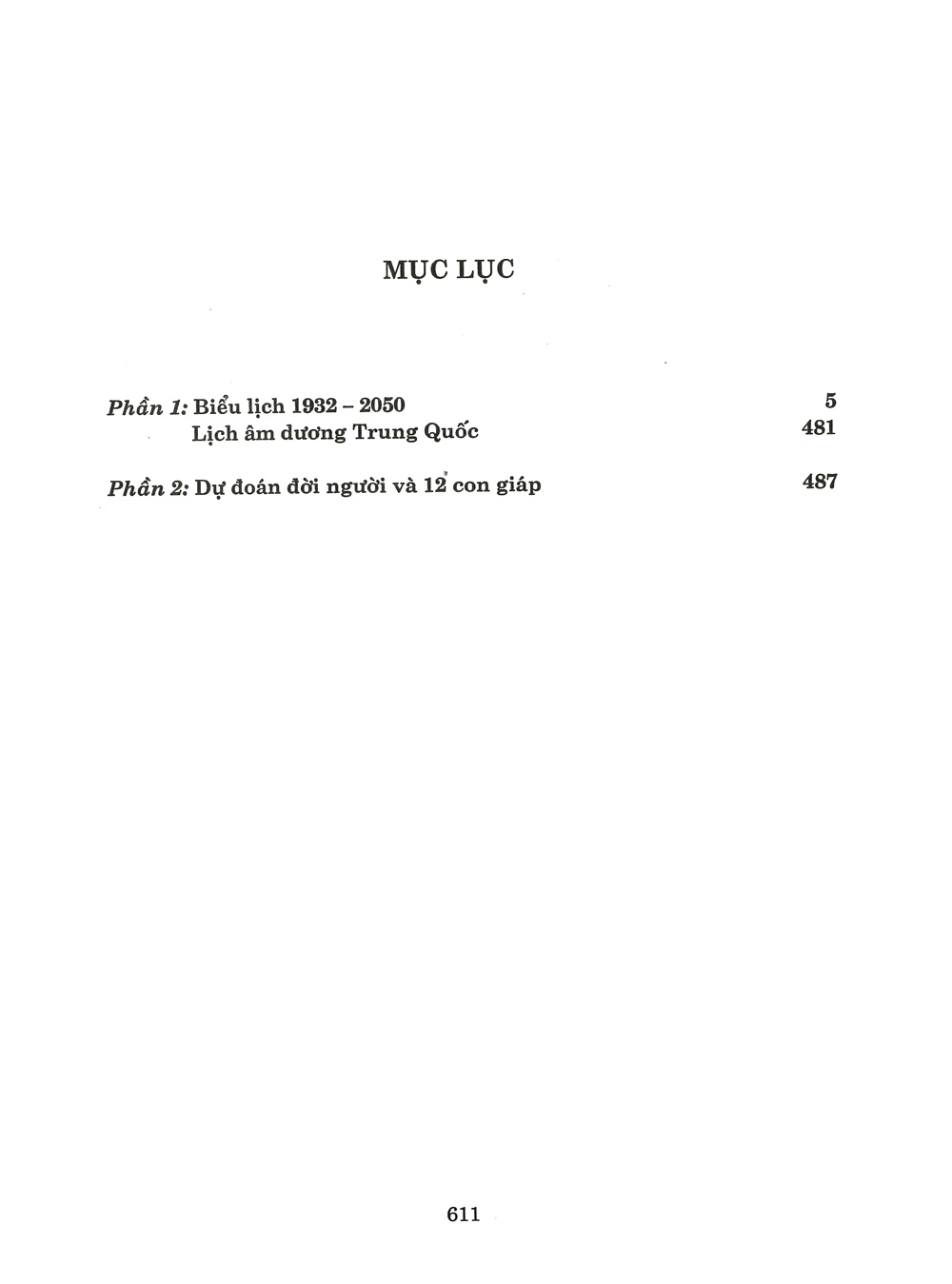 Sách - Lịch Vạn Niên 1932 - 2050 - MT
