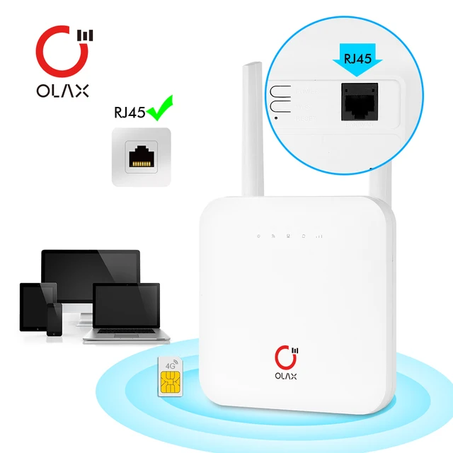 BỘ PHÁT WIFI TỪ SIM 4G/LTE có cổng LAN : OLAX AX6 PRO