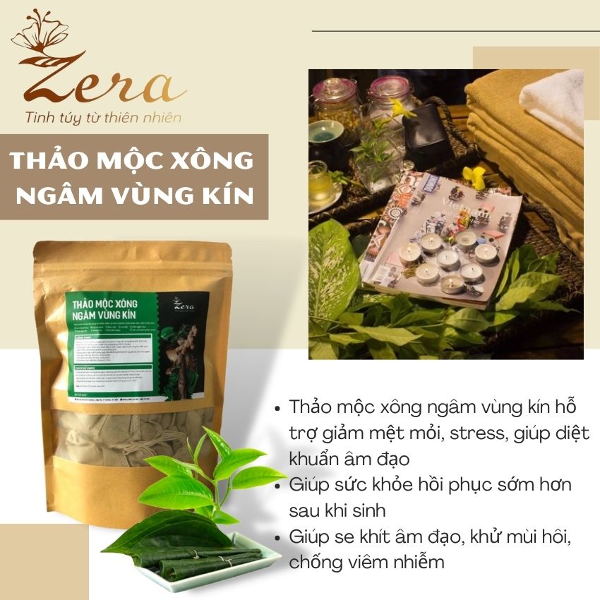 Thảo Mộc Xông Ngâm Vùng Kín Zera